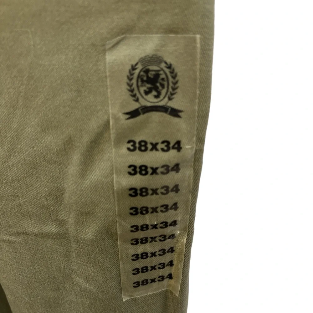 Tommy Hilfiger Men’s Kahki Pants Green Size 38 x 34 - Picture 5 of 7